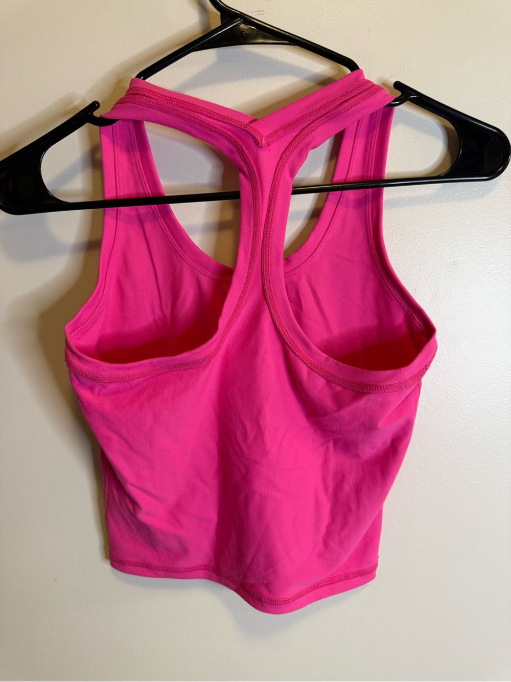 Hot Pink Racerback Tank Top - Picture 2 of 2